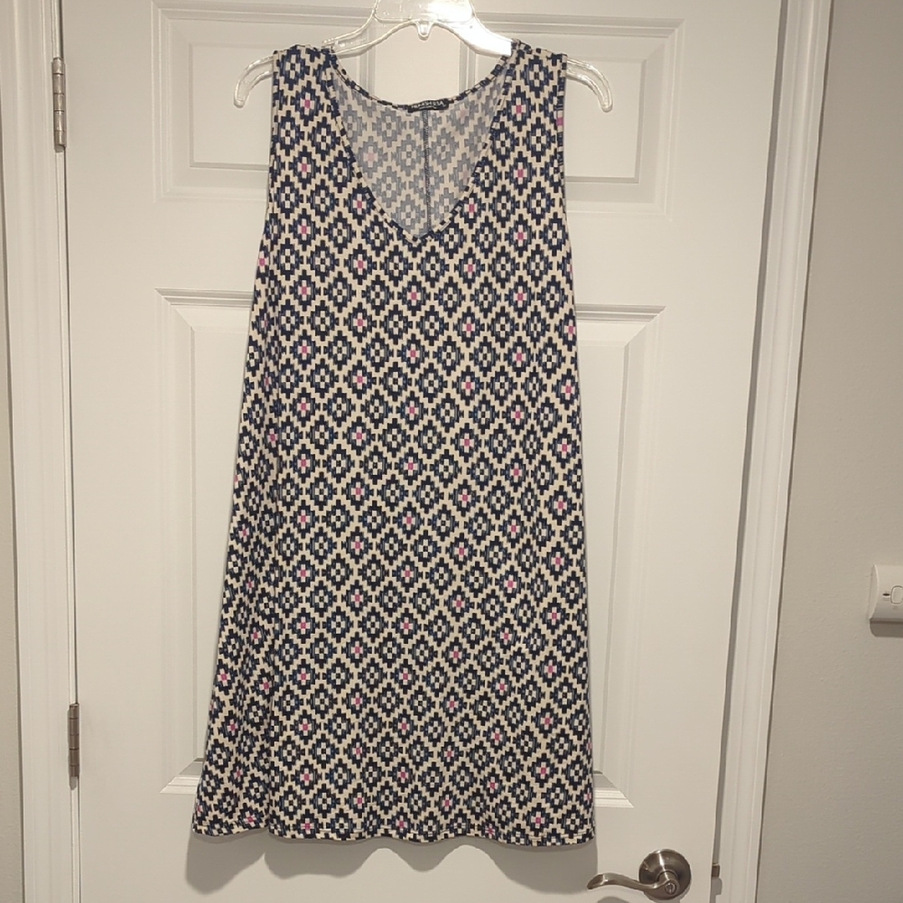 Heimish Stylish Sleeveless Patterned Dress